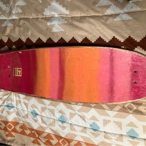 GLOBE 2014 Globe 32” Cruiser Longboard Deck Sunset Design Freshly Gripped